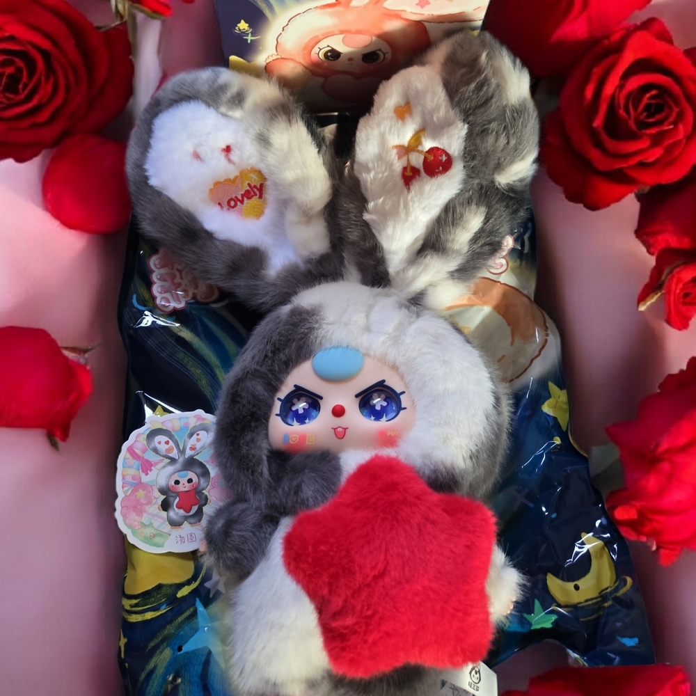 Baby Three Rare Eyed Lilky Rabbit Town Plushy Keychain Confirmed